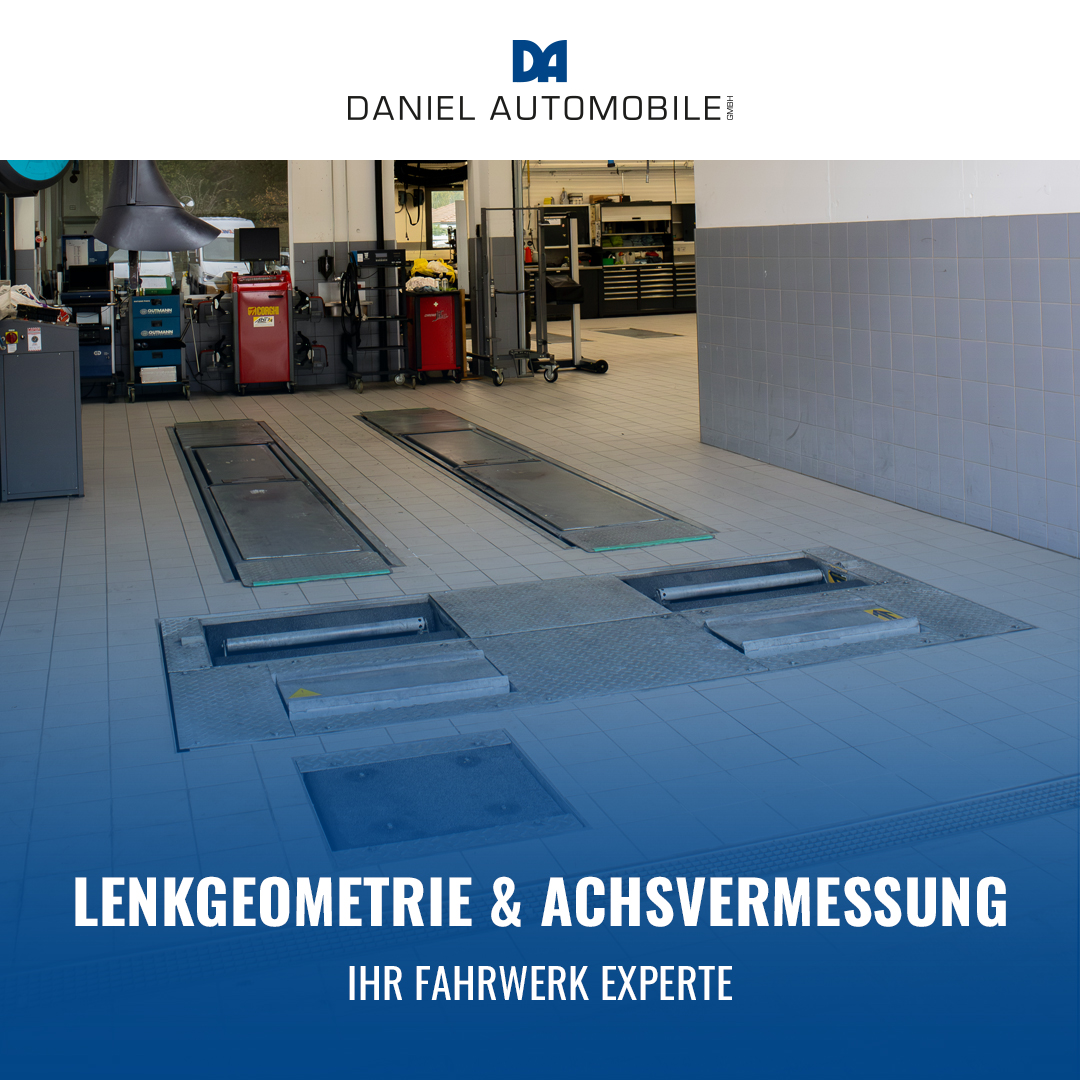 Zieht Dein Auto zur Seite? Zeit für eine präzise Achsvermessung!  - Eine korrekt eingestellte Lenkgeometrie ist entscheidend für Deine Sicherheit, den Fahrkomfort und die Lebensdauer Deiner Reifen. Schon das Überfahren eines Bordsteins oder ein tiefes Schlagloch können die Spur Deines Fahrzeugs unbemerkt verstellen.